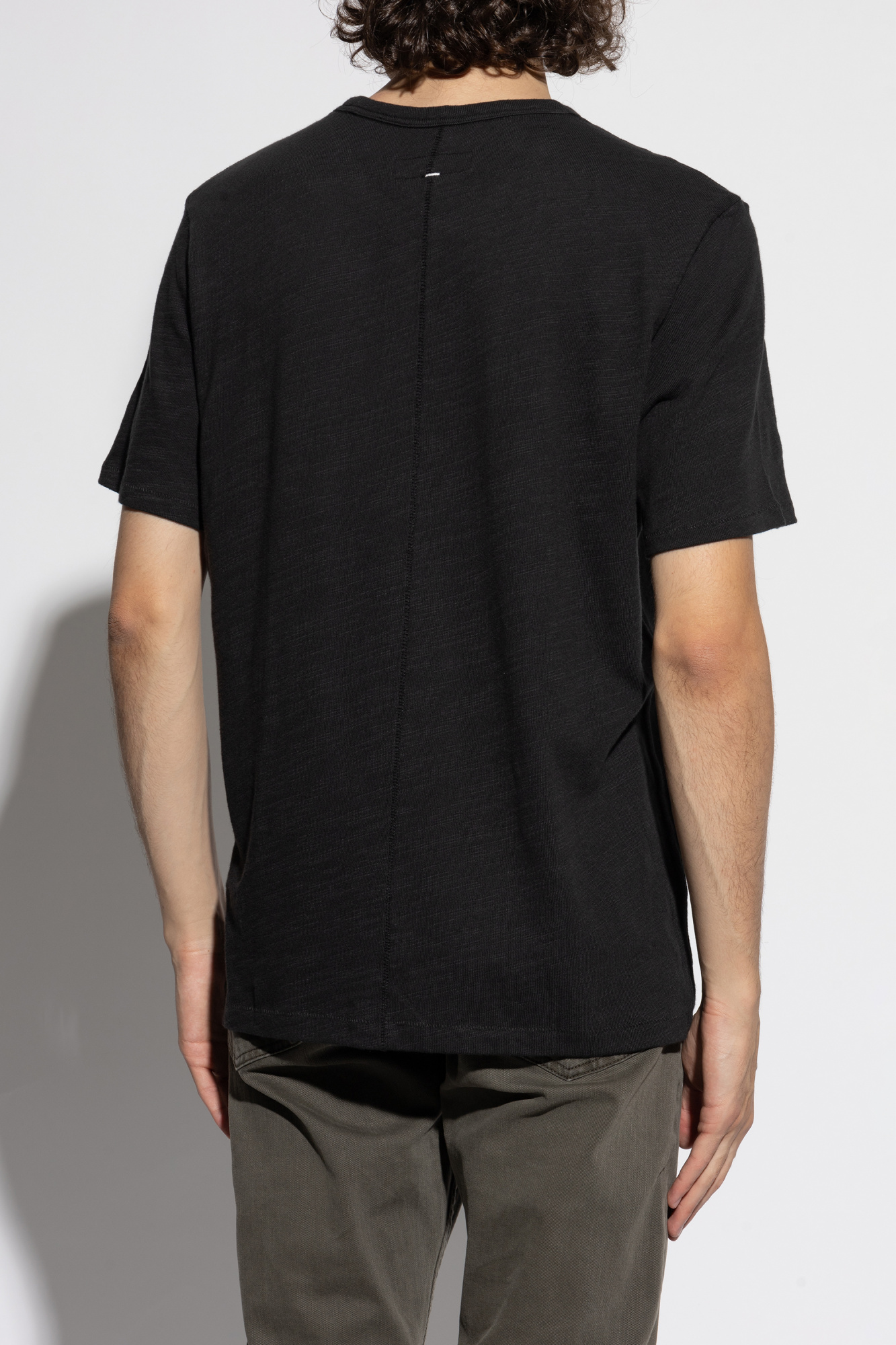 【新品】Rockon Social Club 口ゴ刺繡TEE BLACK : L 新品】Rockon Social Club 口ゴ刺繡TEE BLACK : L タレントグッズ